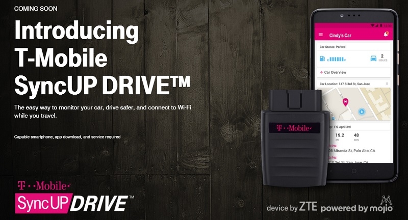 中兴与T-Mobile合作推出SyncUP DRIVE?服务